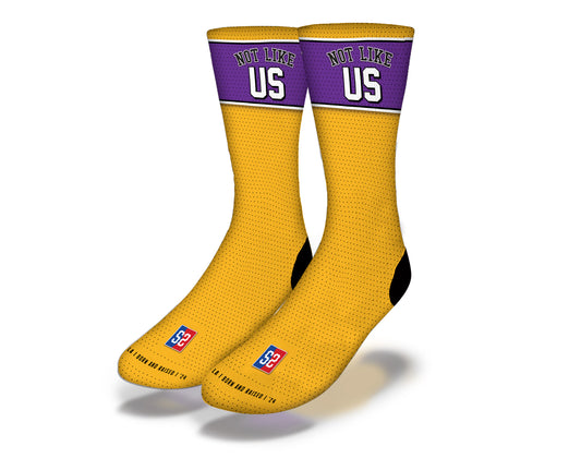 Not Like Us Lakers Socks