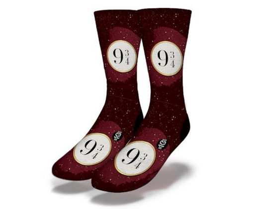 Harry Potter Inspired PLATFORM 9¾ Socks